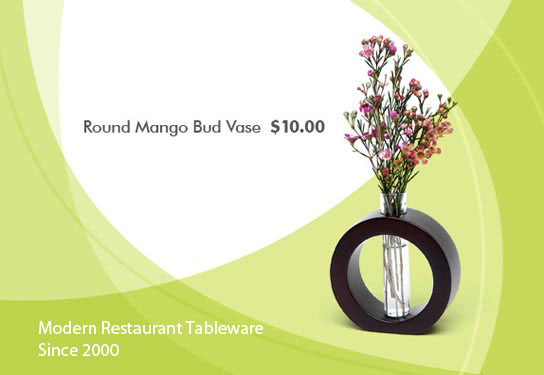 Mango Wood Bud Vase
